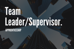 Level 3 Team Leader/Supervisor Apprenticeship